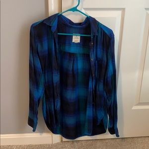 Blue flannel